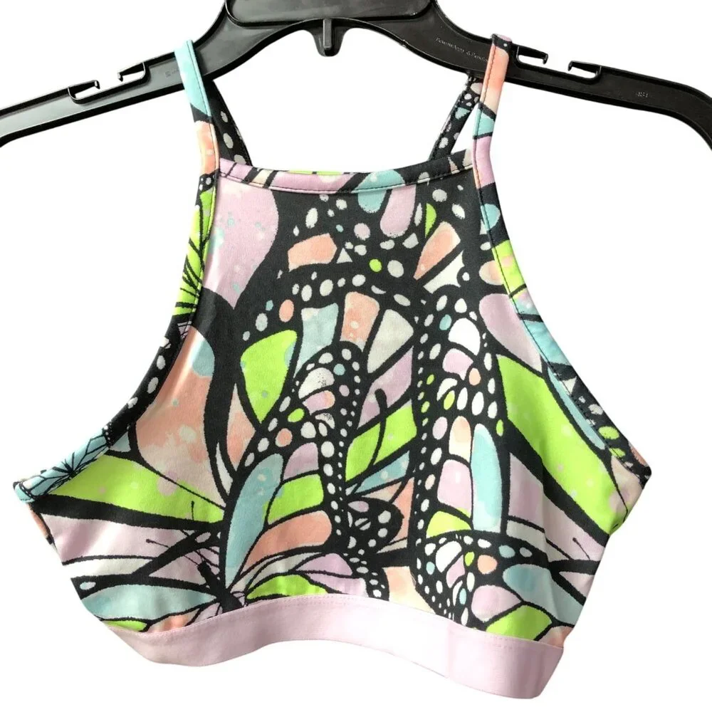 Justice Girls Collection X Long Sleeve 2-Fer‎ Swing w/ hair tie Shirt 12-14 NWT
